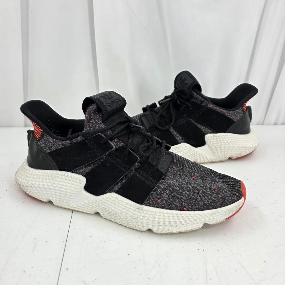 Adidas Original Prophere Men's‎ Size 13 CQ3022 Black Charcoal White Sneakers.